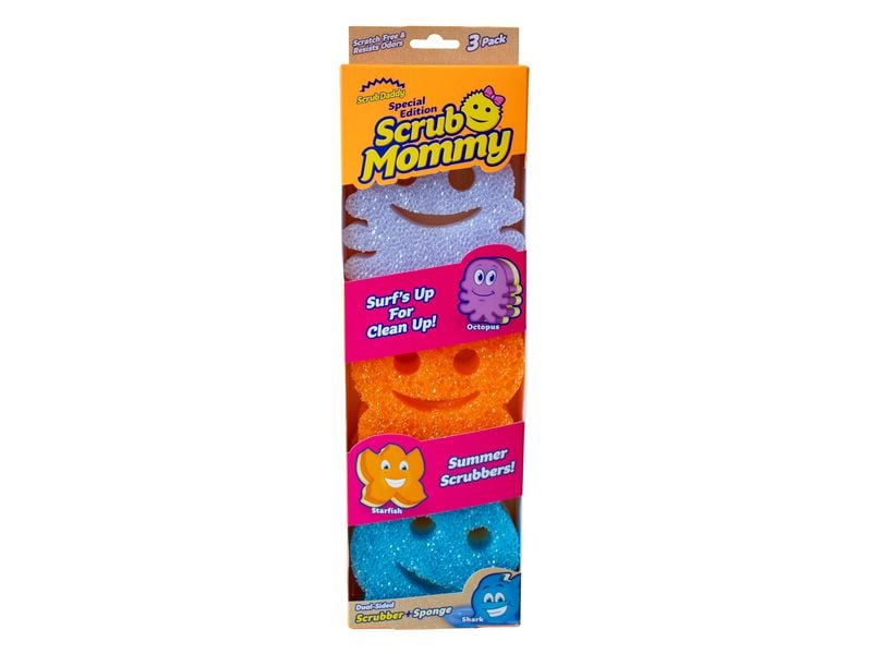 Scrub Daddy Schwamm Sommeredition, 3 Stück Der Putzschwamm aus Shark Tank USA
