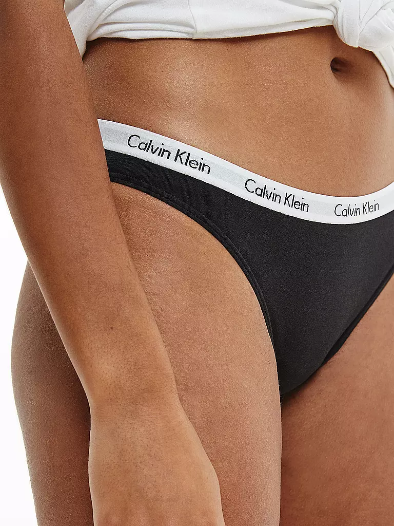 CALVIN KLEIN Slips 3-er Pkg. black schwarz