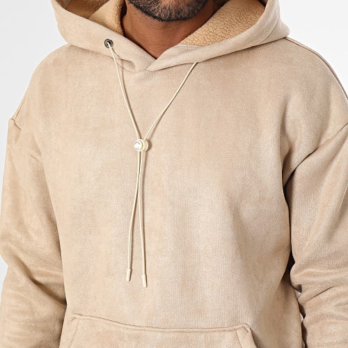 Sweat Capuche Beige