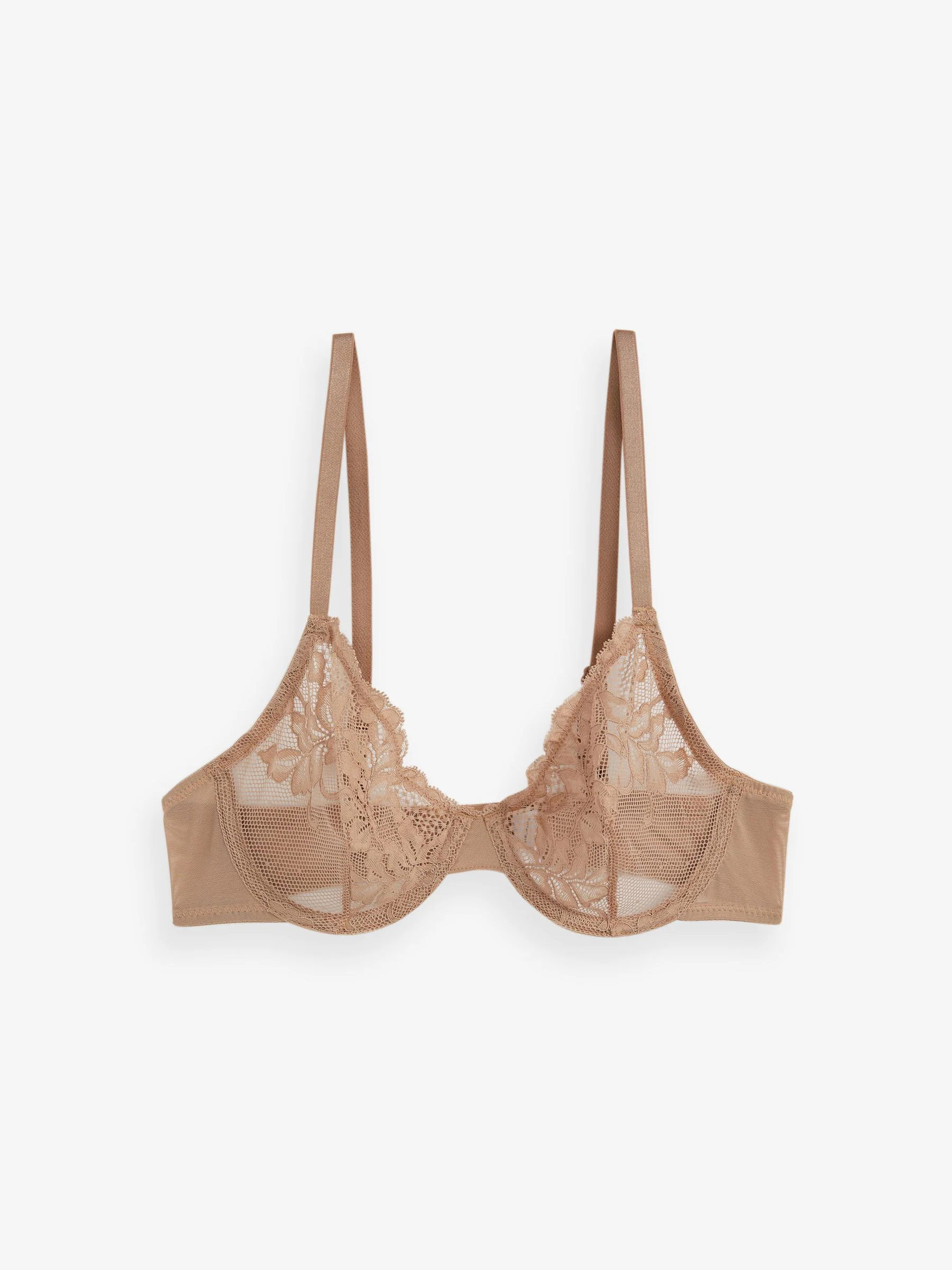 Zwart/nude/crème - 3 Kanten beha's