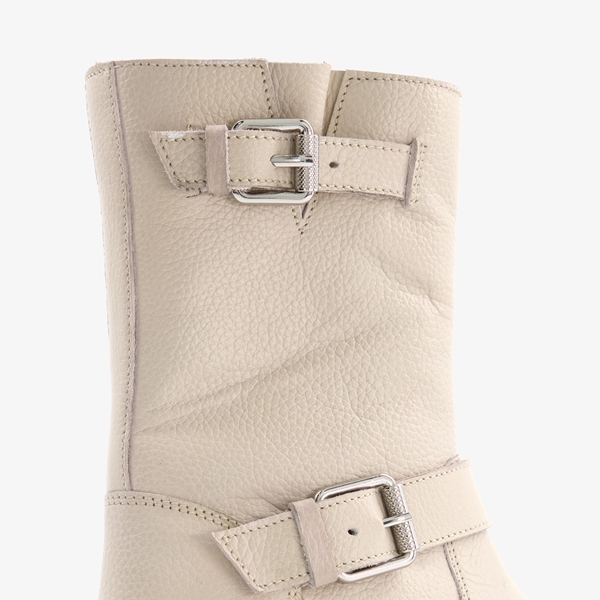 Groot leren meisjes biker boots