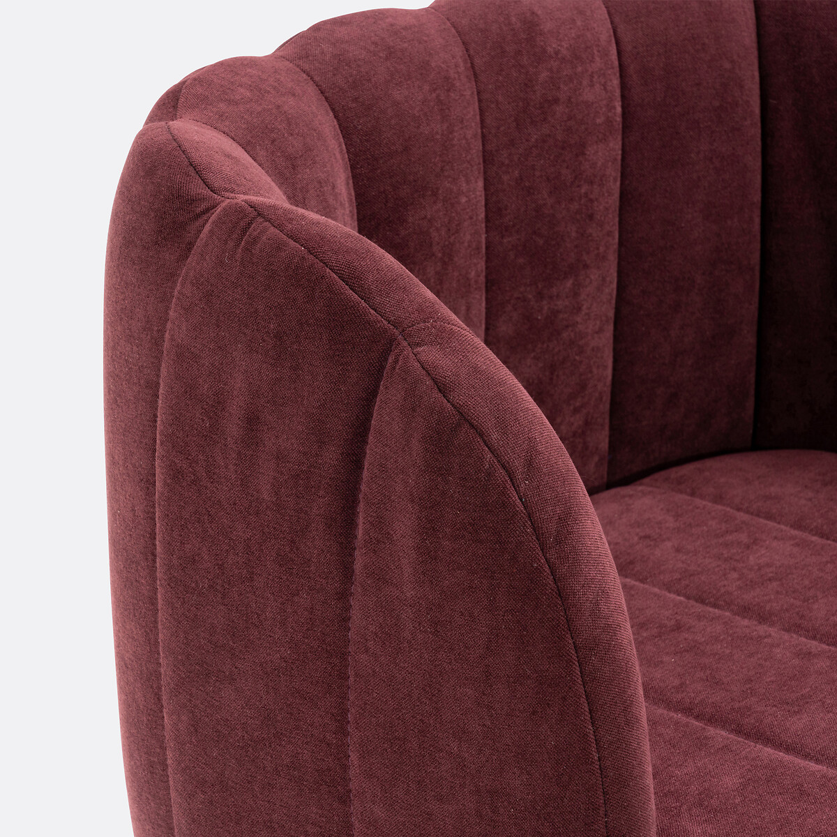 LA REDOUTE INTERIEURS<br>Poltrona de mesa em veludo, Douna