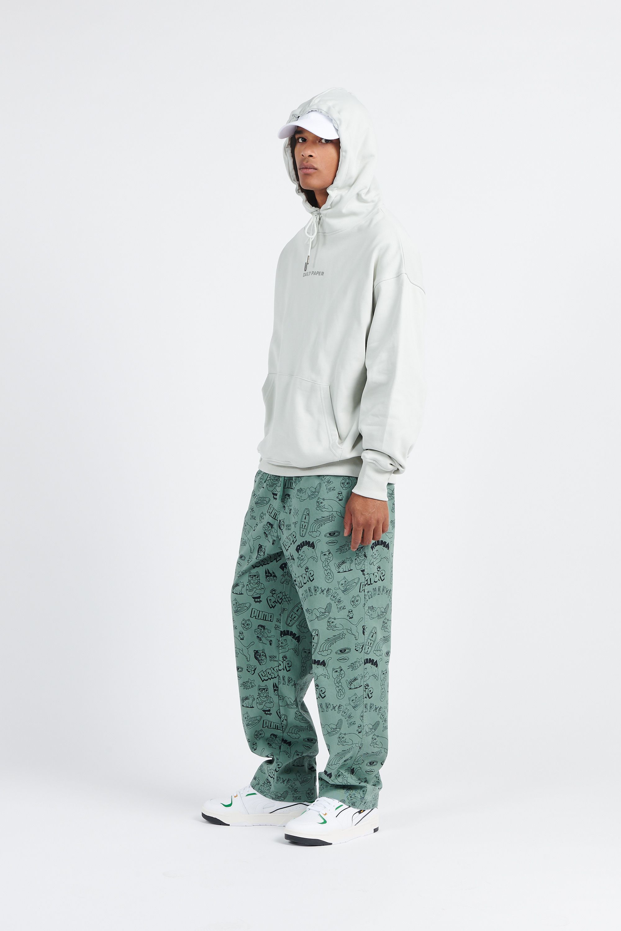 Daily Paper Sweat elevin hoodie Gris