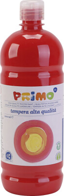 Skole Tempera Maling - Mat - Rød - 1000 ML