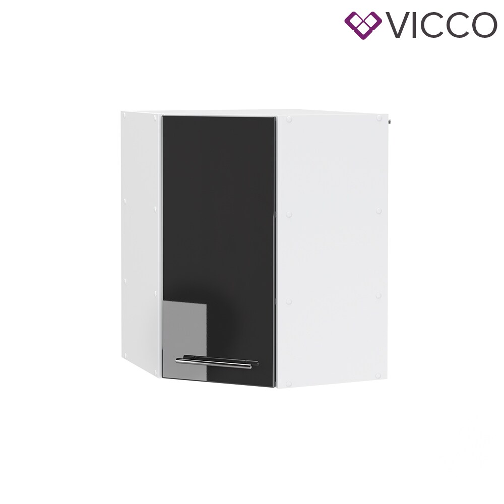 VICCO Eckhängeschrank 57 cm Anthrazit Küchenzeile Unterschrank Fame