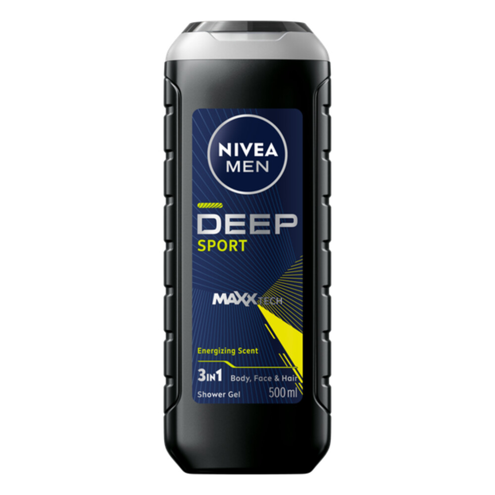 6x Nivea Men Douchegel Deep Sport500 ml