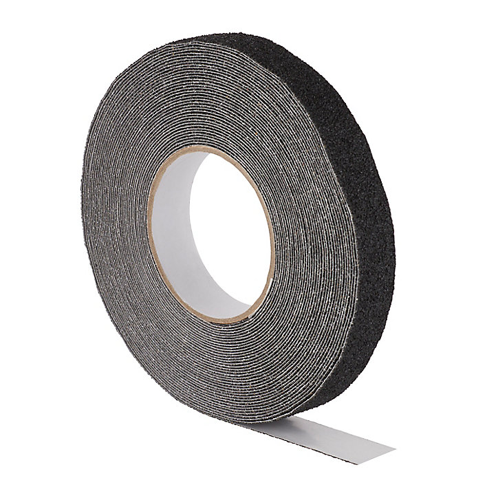 Adhésif antidérapant Diall noir, 15 m x 25 mm