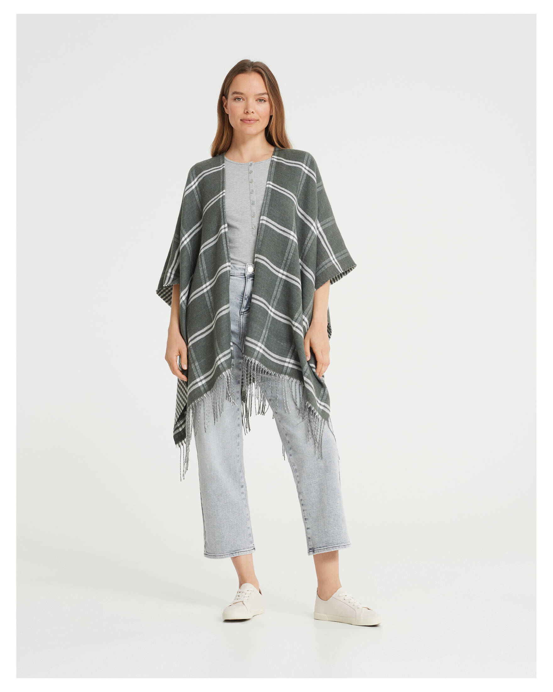 Opus| Damen Poncho ATONA CAPE