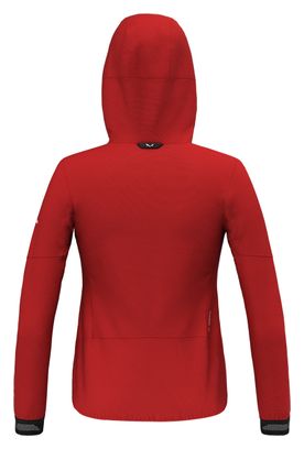 Veste Imperméable Femme Salewa Pedroc Powertex 2.5L Light Rouge