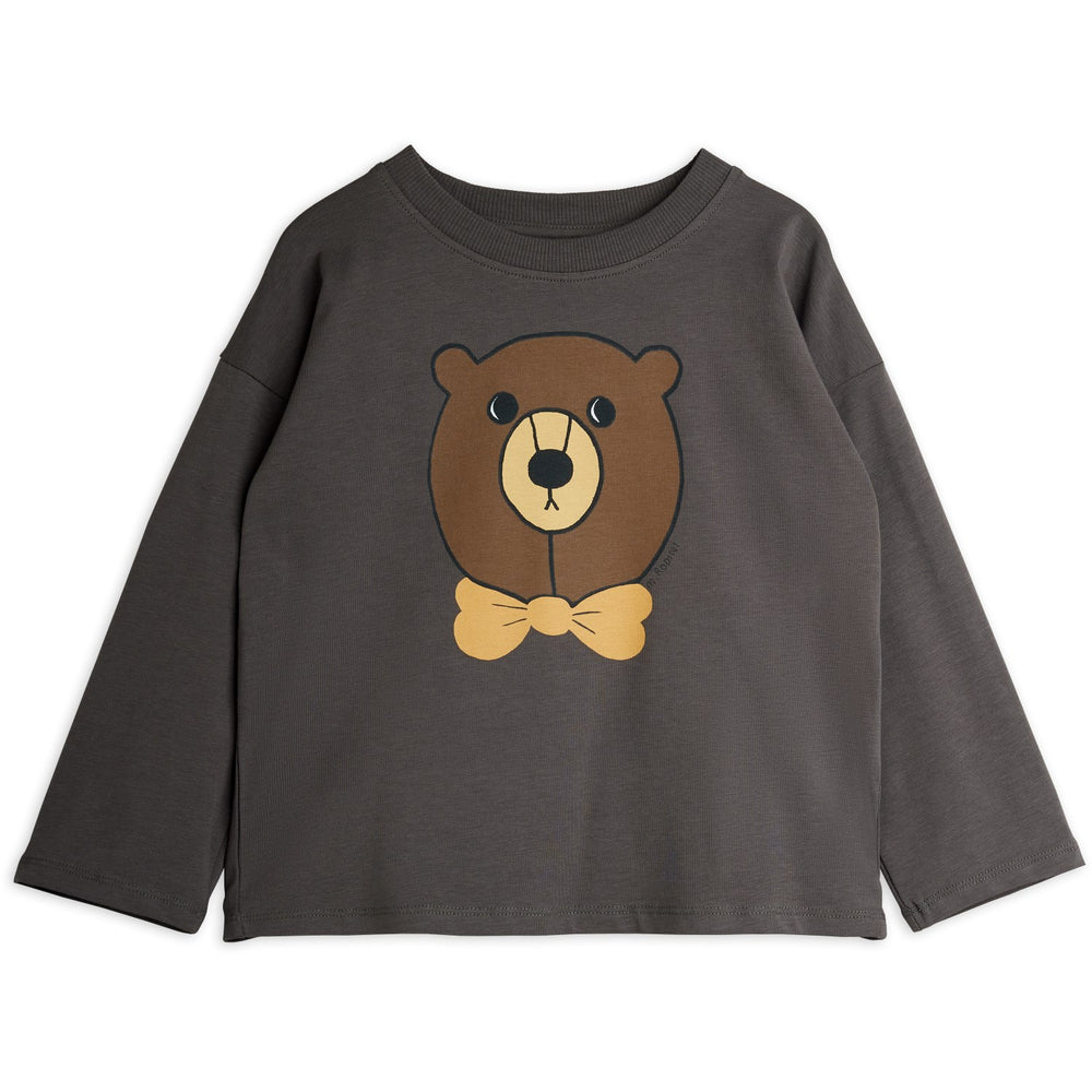 Køb Mini Rodini Grey Bjørn Sp Ls Top