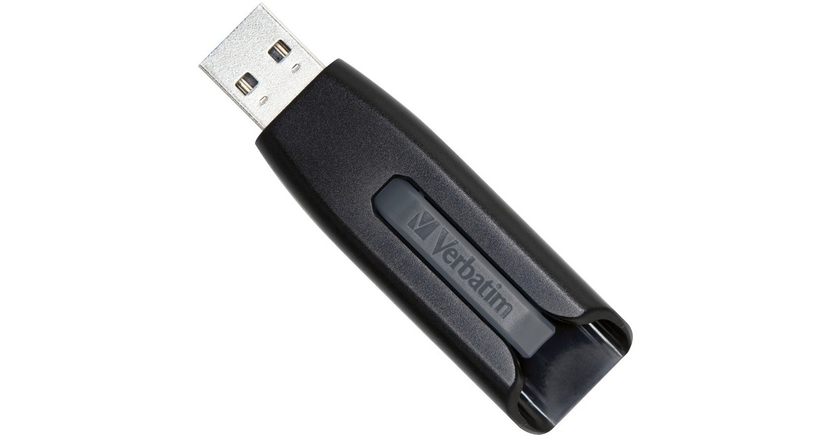 VerbatimStore 'n' Go V3, 32 GB usb-stick  (Zwart/grijs, USB-A 3.2 (5 Gbit/s))