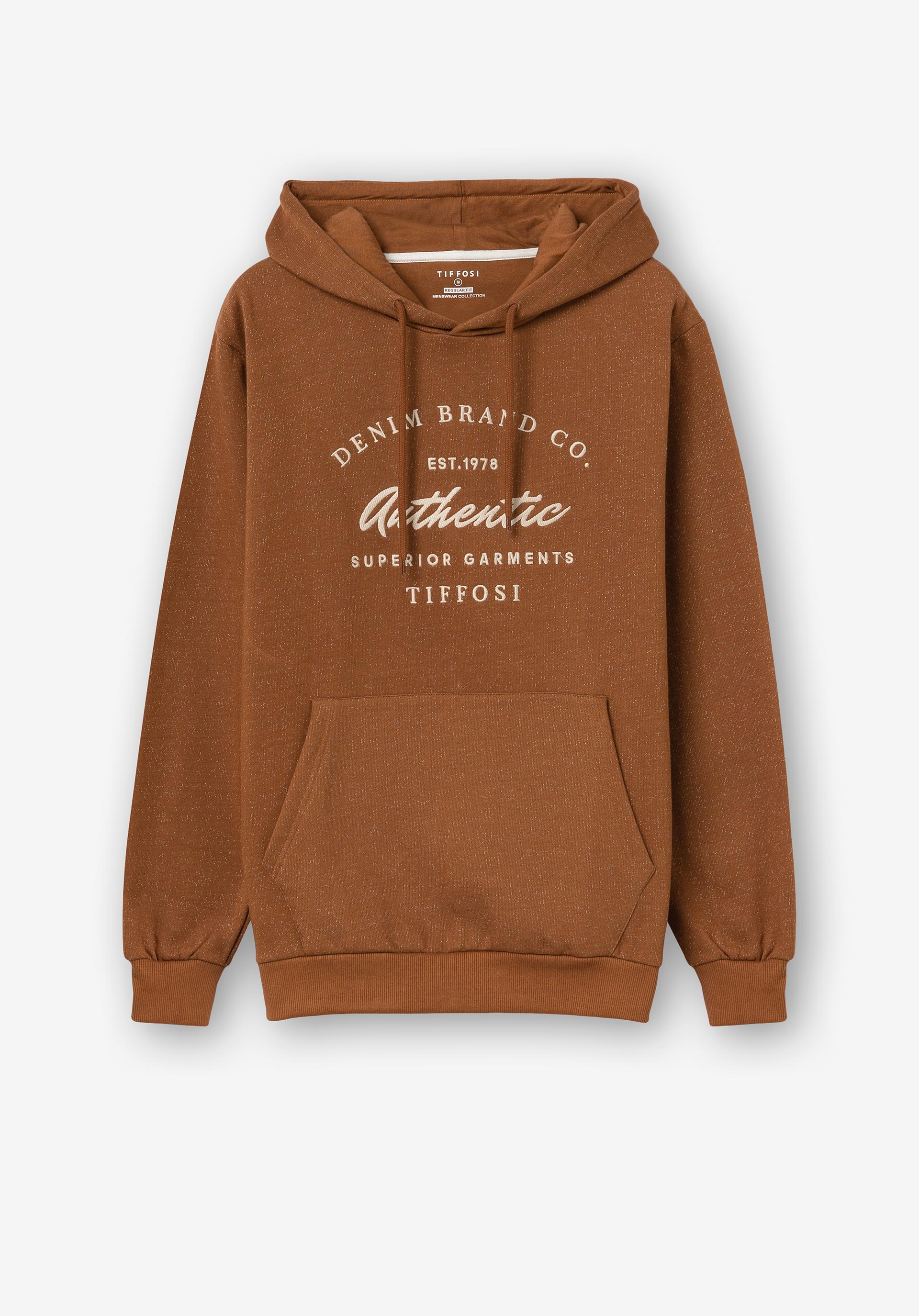 Hoodie com Bordado Frontal
