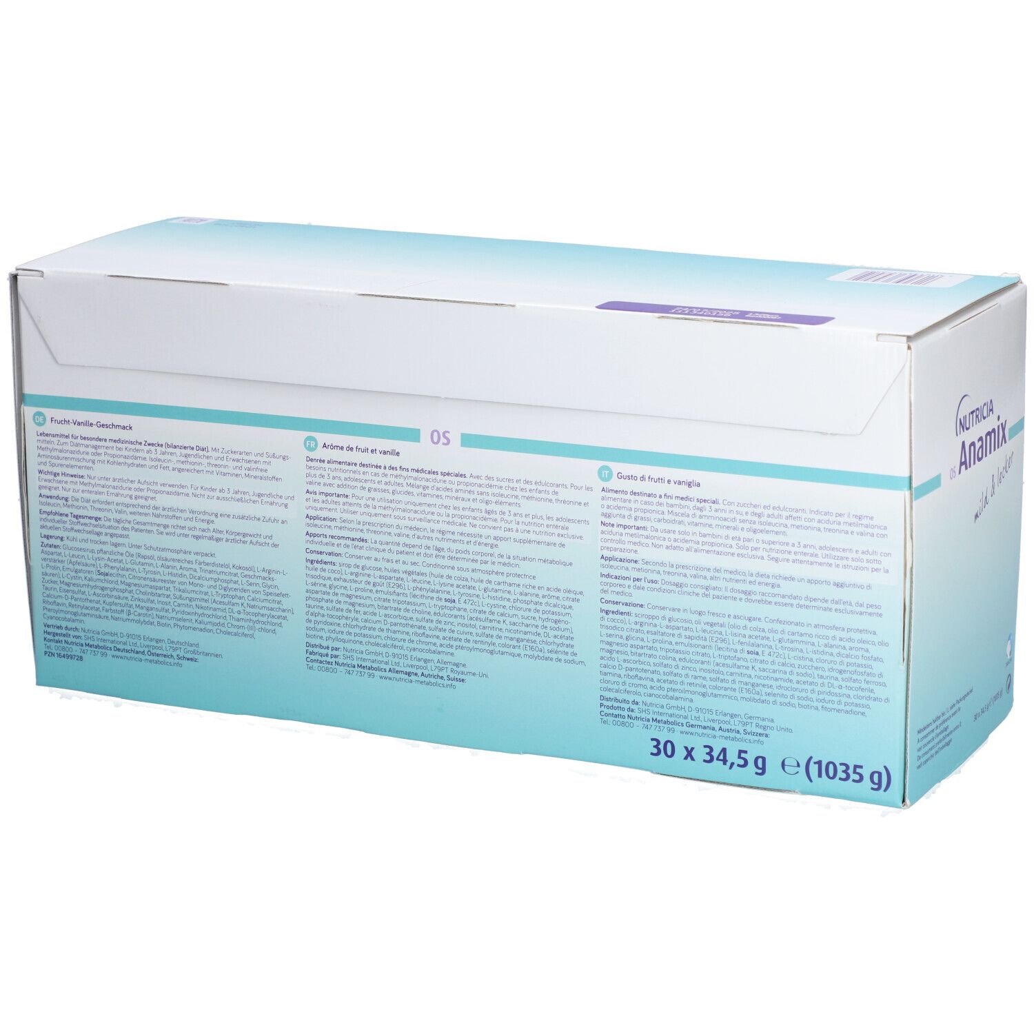 NUTRICIA PKU Anamix Frucht-Vanille Geschmack
