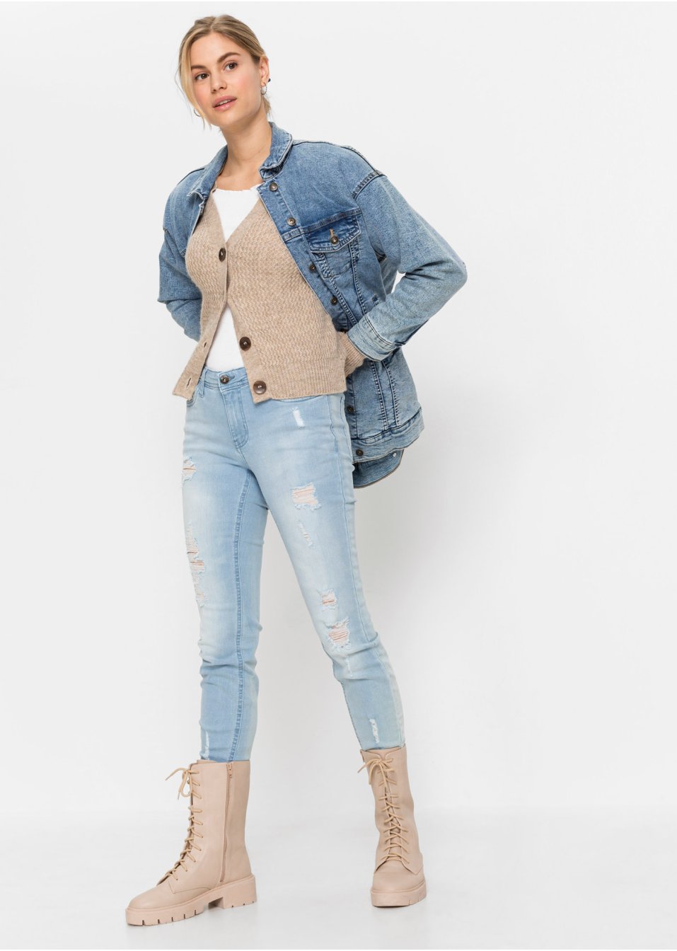Veste en jean oversized