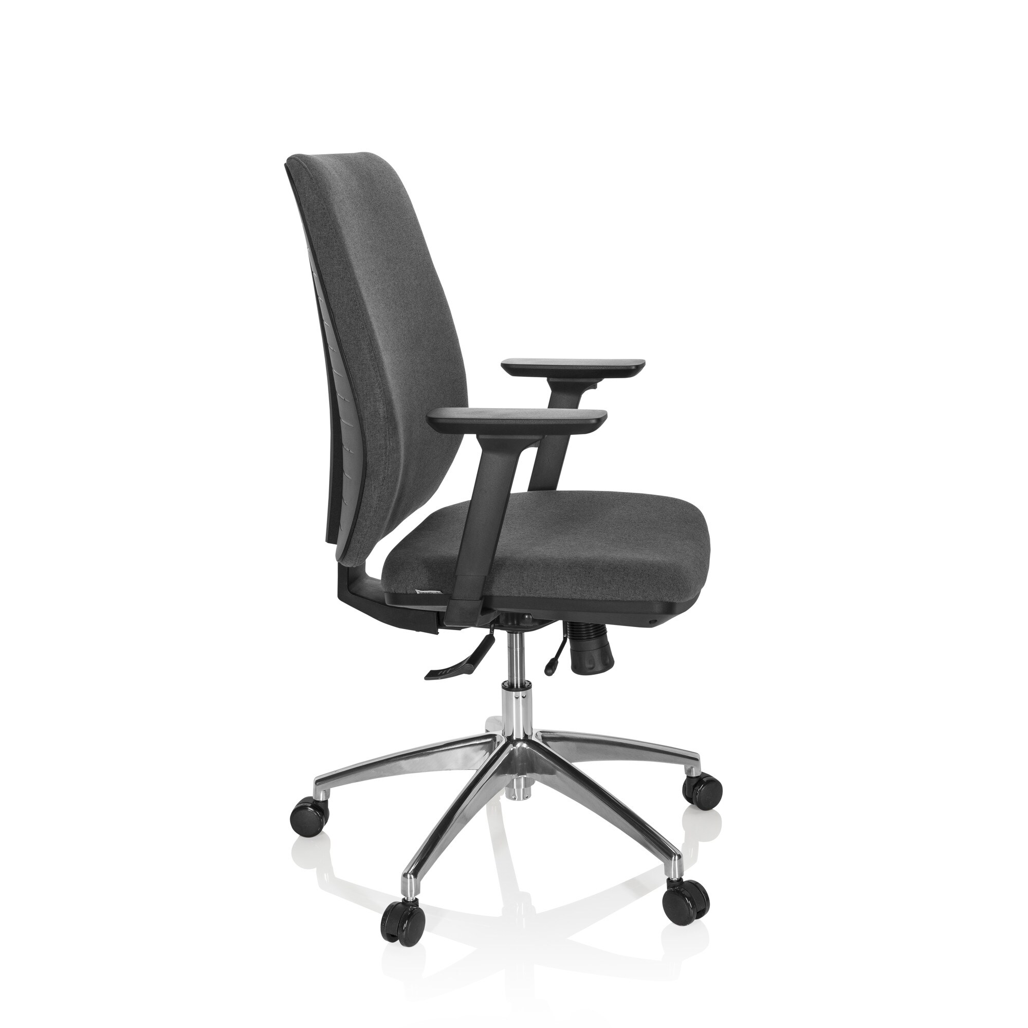 Profi Bürostuhl INTEGRIO I Stoff mit Armlehnen (höhenverstellbar) hjh OFFICE