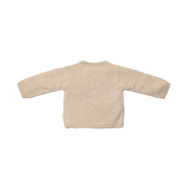 Little Dutch Gebreid Overslag Vestje - Maat 44 - Soft Beige Melee