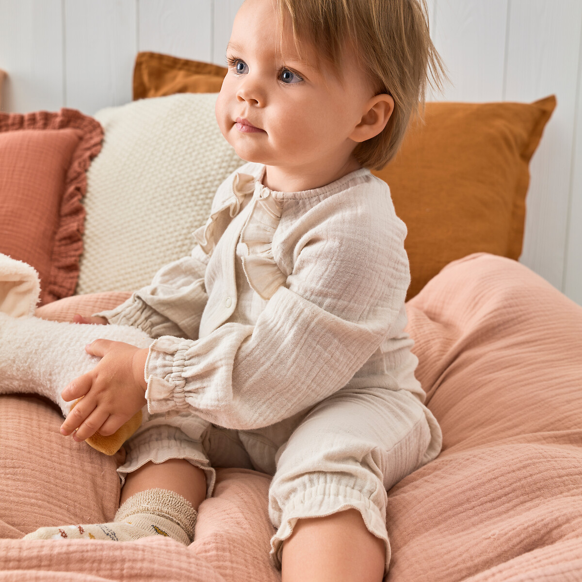COLEÇÕES LA REDOUTE<br>Lang combipakje met volants, tetra