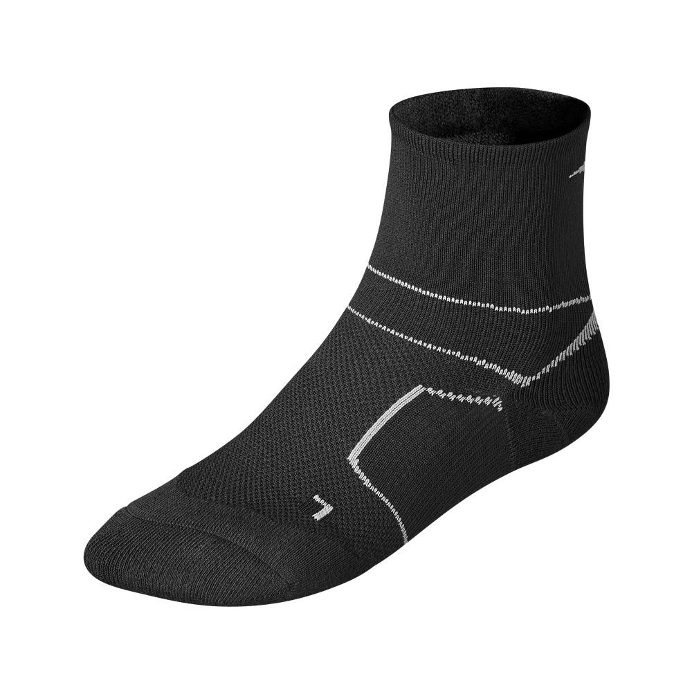 Mizuno ER TRAIL - Chaussettes black/grey
