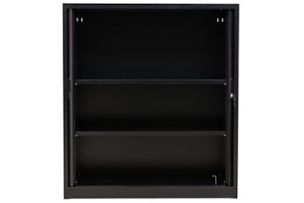 PROREGAL Rolluikkast Wezel 3 Plankhoogtes HxBxD 135 x 120 x 46 cm Zwart