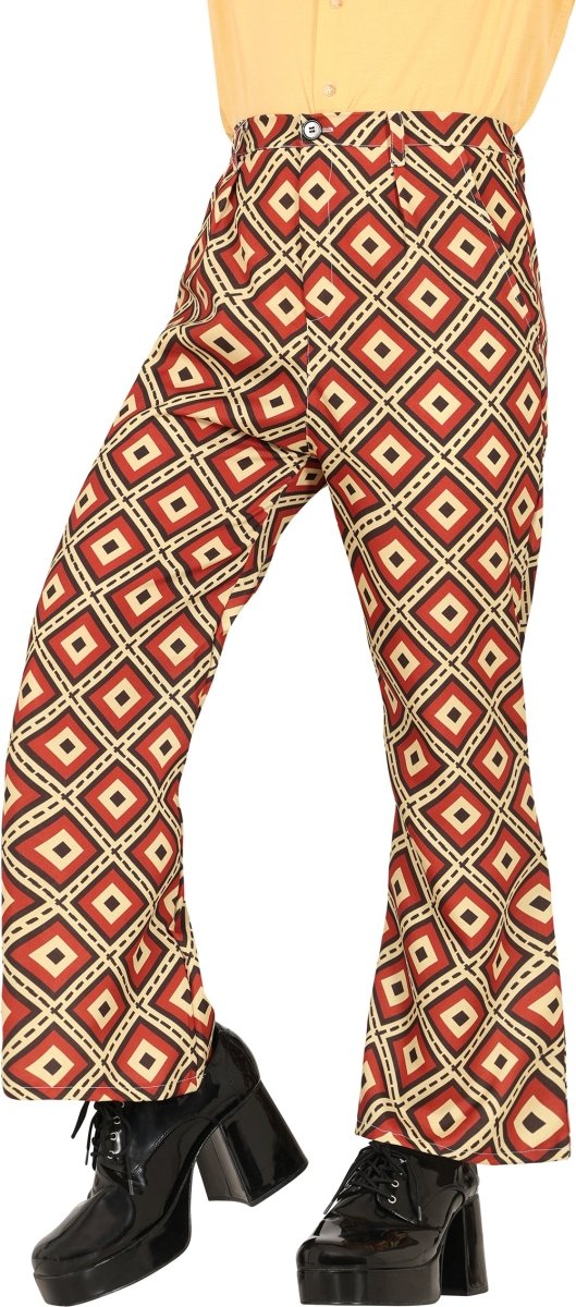 Disco 70S Broek Gekleurd Dames