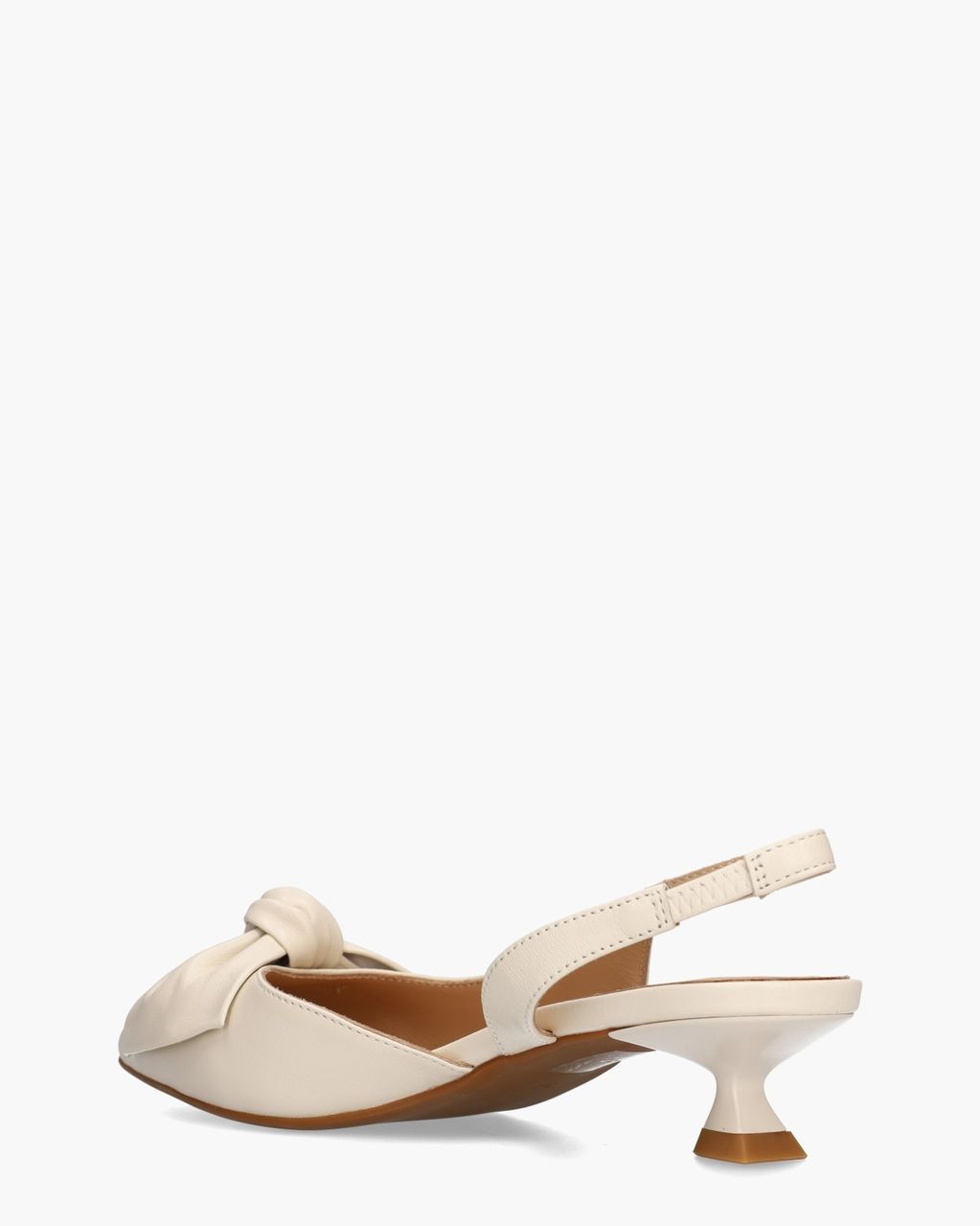 Di Lauro Danae Roomwit Dames Slingbackpumps
