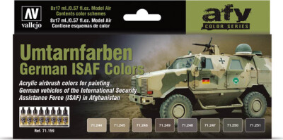 Vallejo Maling Sæt - German Camouflage - 8X17 ML
