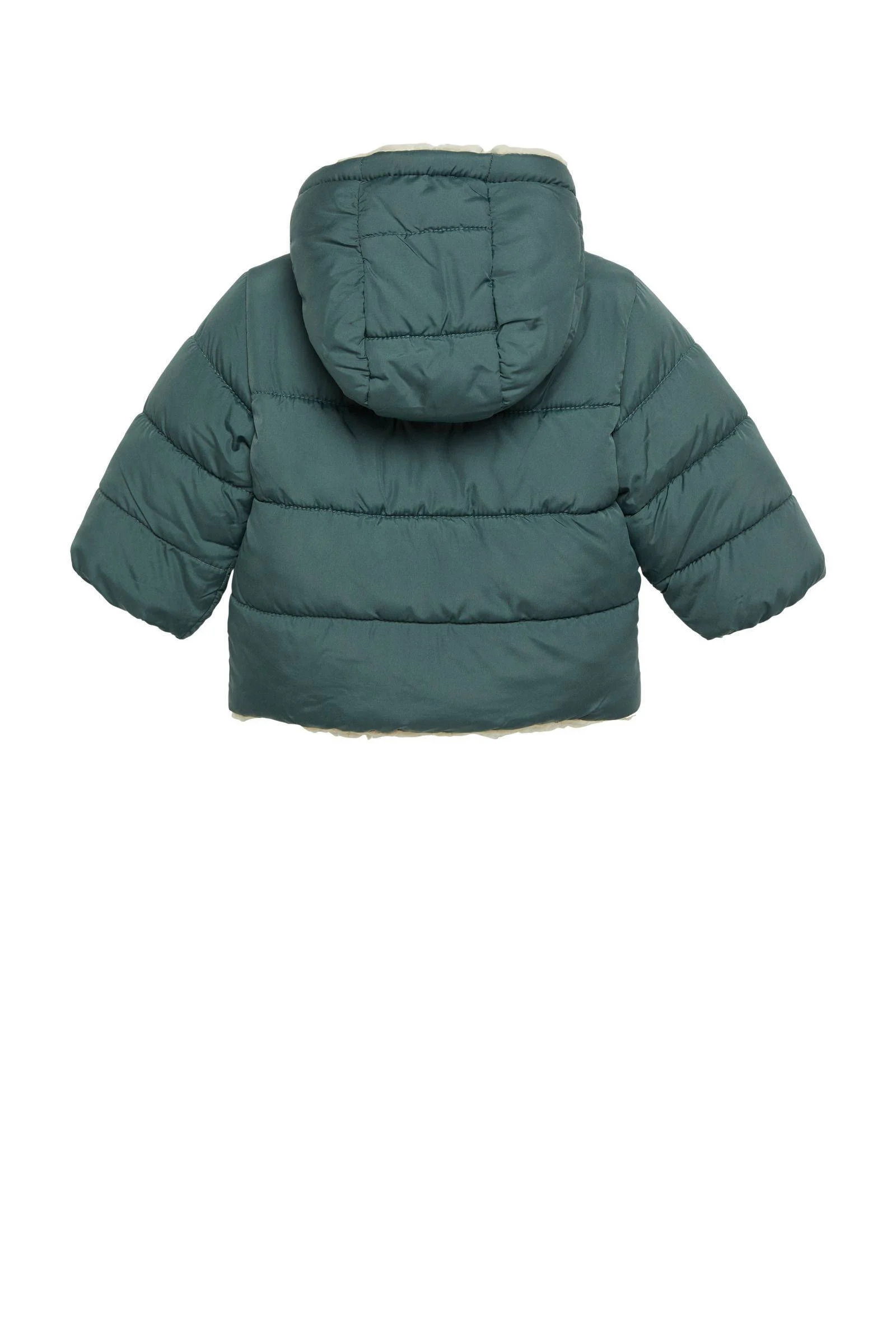 s.Oliver baby gewatteerde winterjas grijsblauw