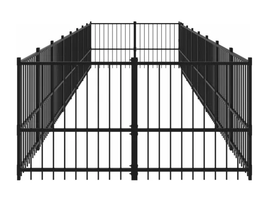 Chenil cage enclos pac noire 776 x 193.5 x 100 cm 02_0041795