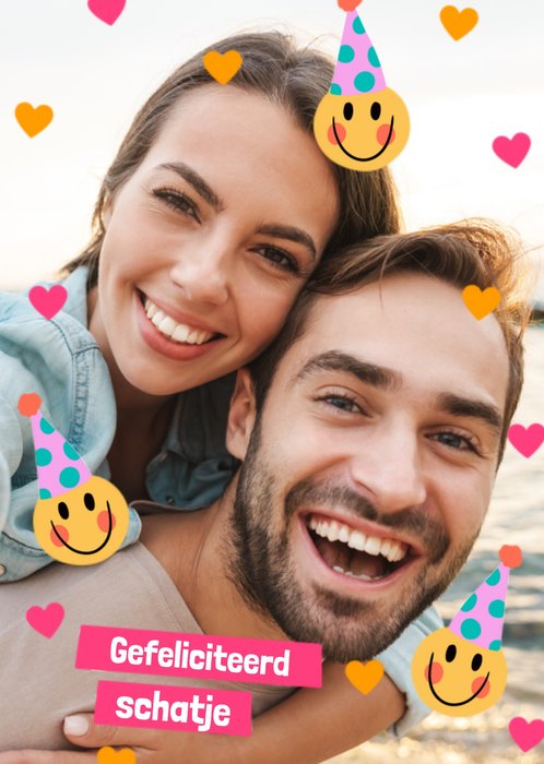 Greetz | Verjaardagskaart | Hartjes | Liefde