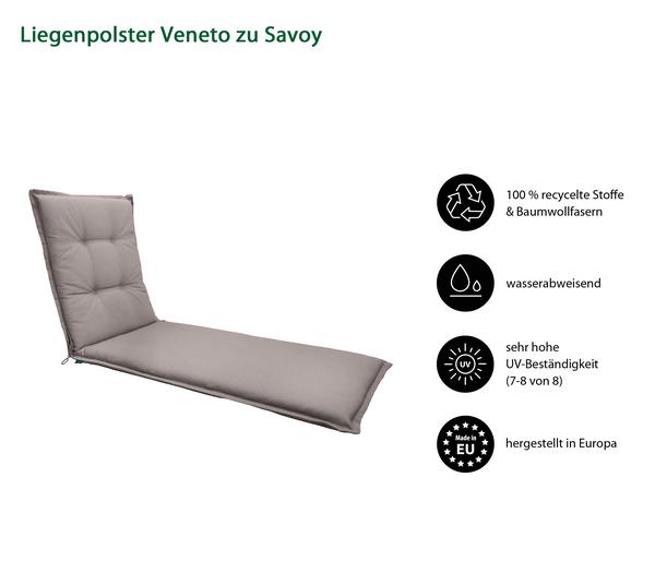 Dehner Liegenauflage Veneto für Gartenliege