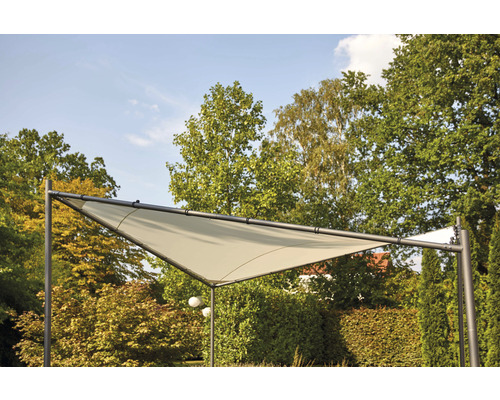 Berlino Paviljoen 300 x 300 cm, lichtgrijs polyester, insteeksysteem