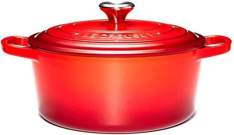 Le Creuset - Signature Braadpan - Kersenrood - Gietijzer - 4,2 l - 24 cm