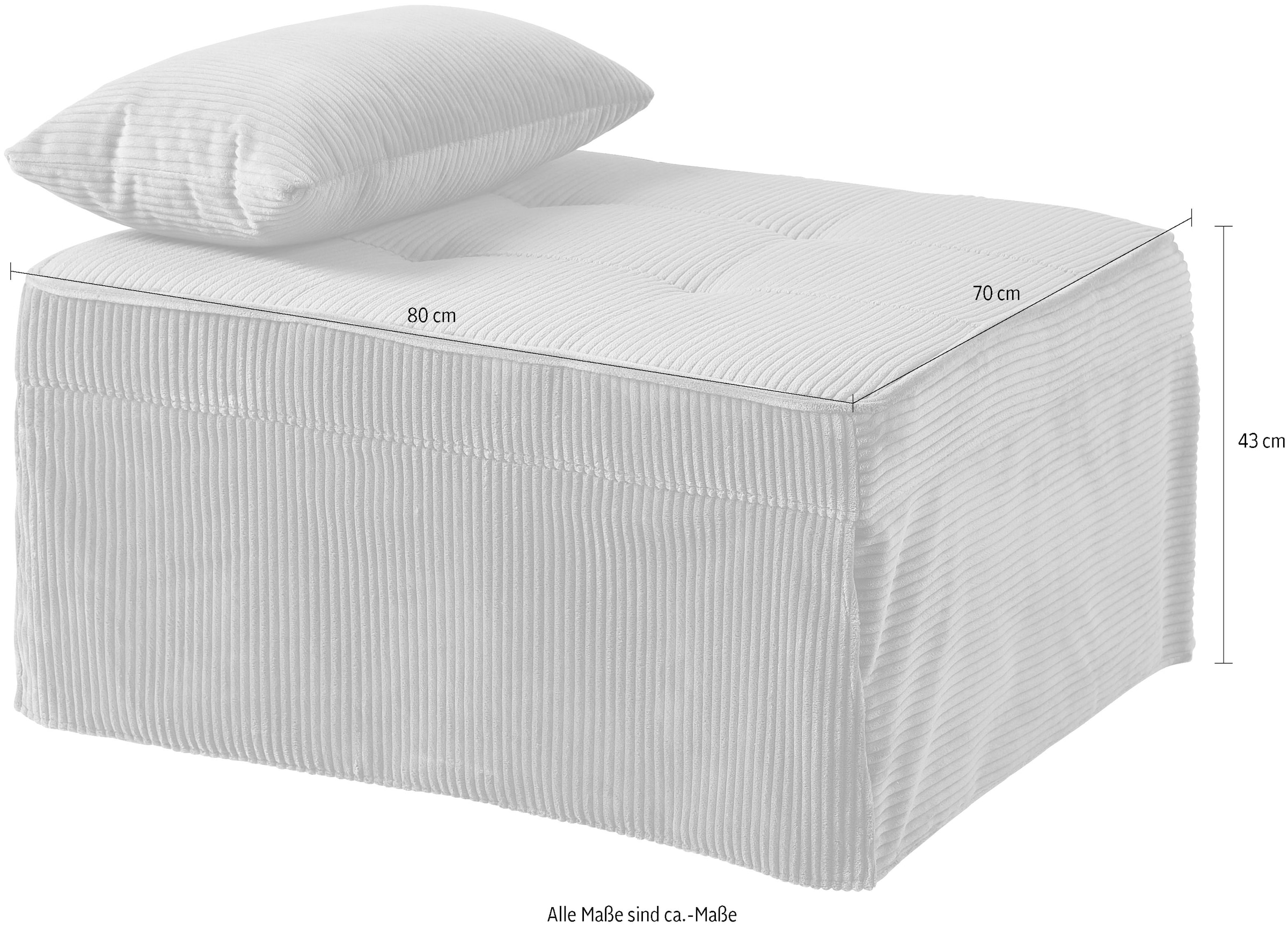 ATLANTIC home collection Schlafsofa »Finn« wandelbar zum Loungesessel, Relaxliege und Gästebett, inkl. Kissen
