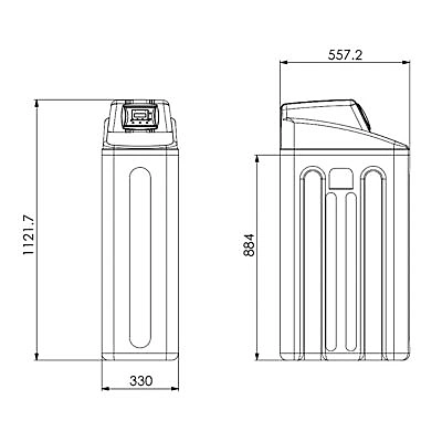 Adoucisseur Apic Deimos Plus 22L 4 personnes