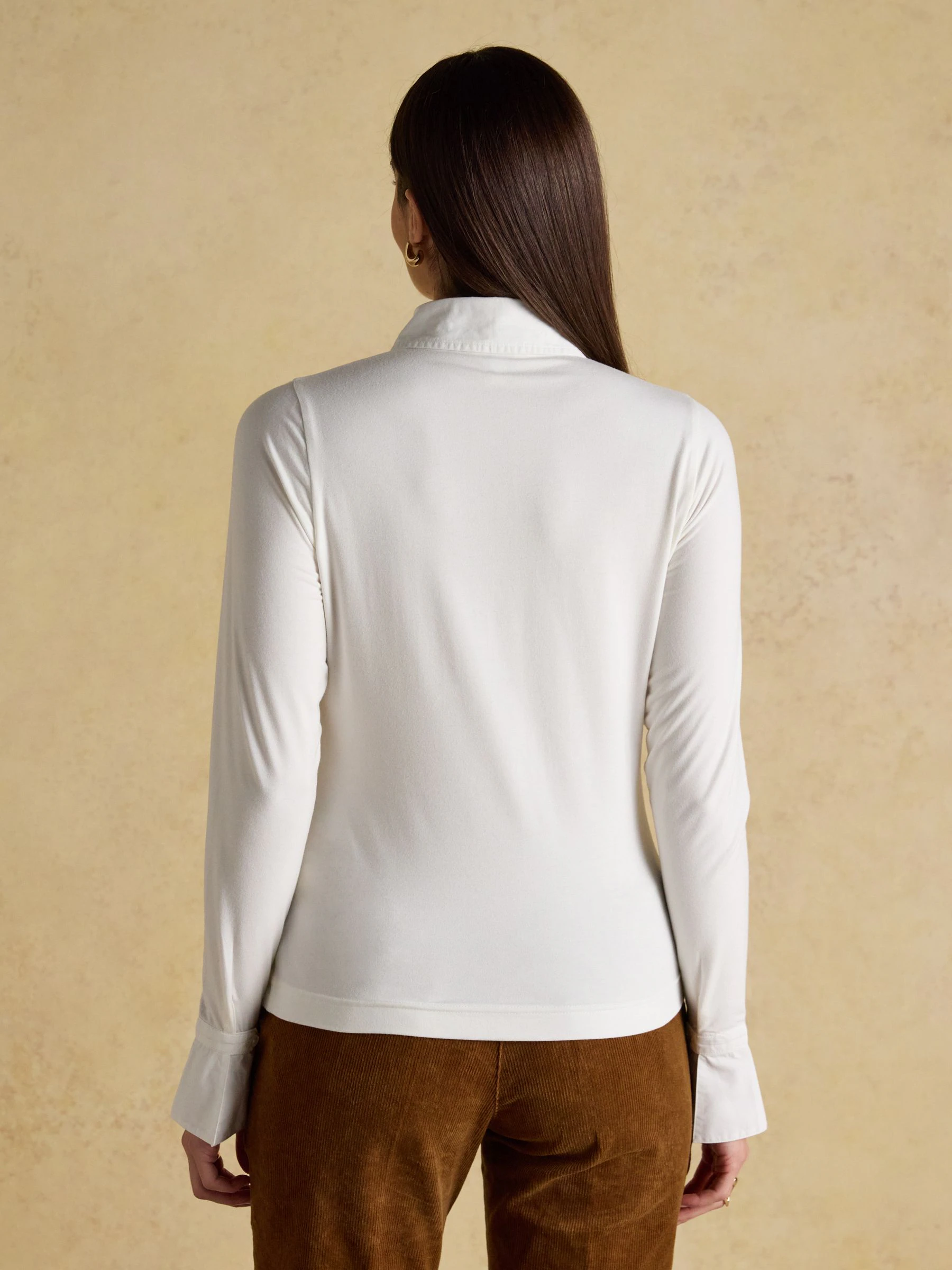 Joules Mila Long Sleeve Tuxedo Bib Shirt