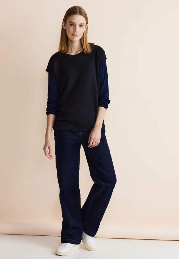 T-Shirt ärmellos - deep blue