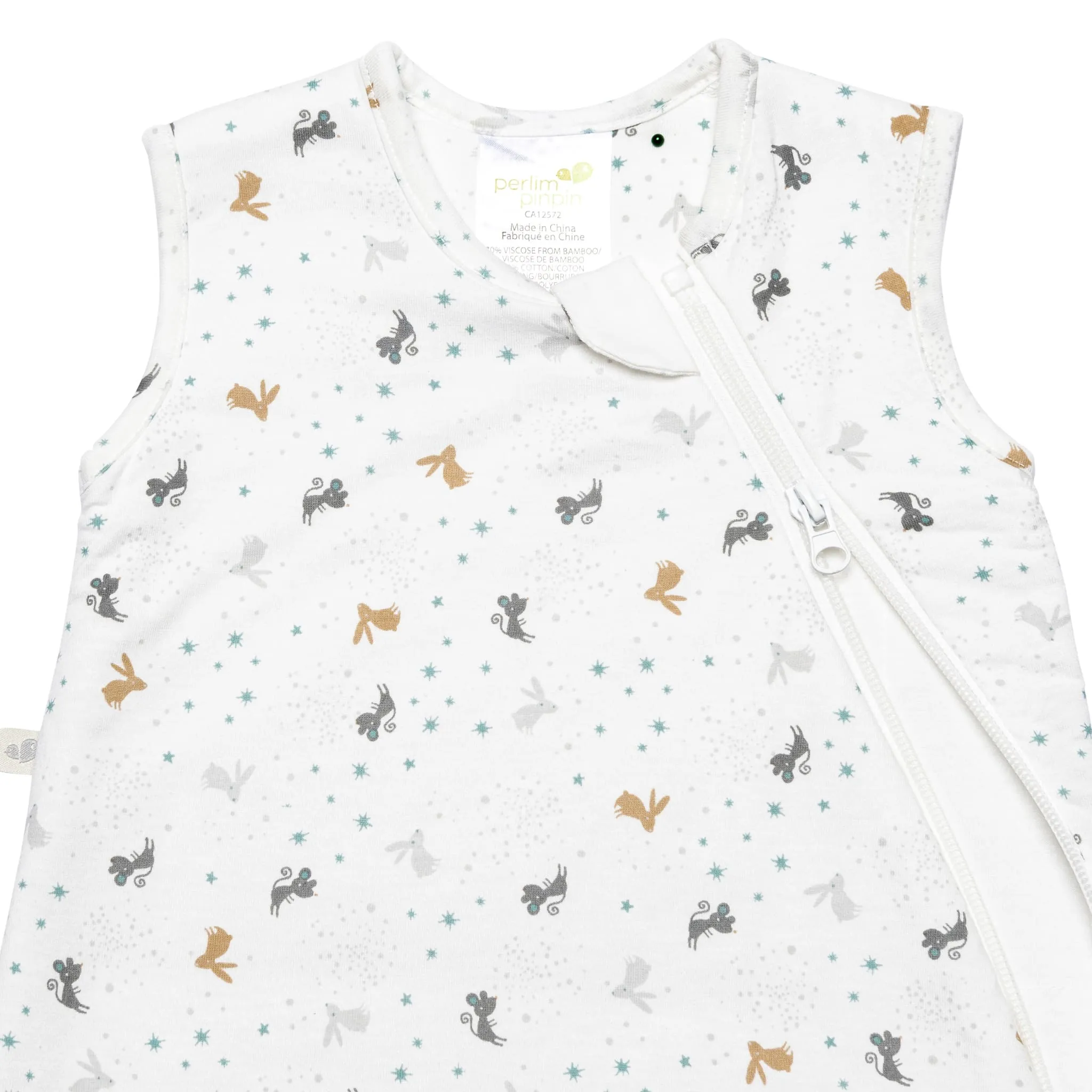 Perlimpinpin Sac de Nuit Bambou 0-36mois - Souris