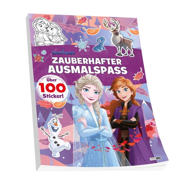 Die Eiskönigin - Zauberhafter Ausmalspass - Über 100 Sticker