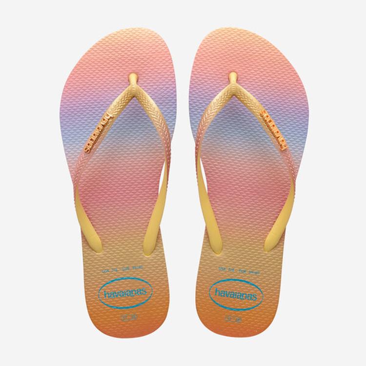 HAV. SLIM GRADIENT SUNSET YELLOW-PIXEL