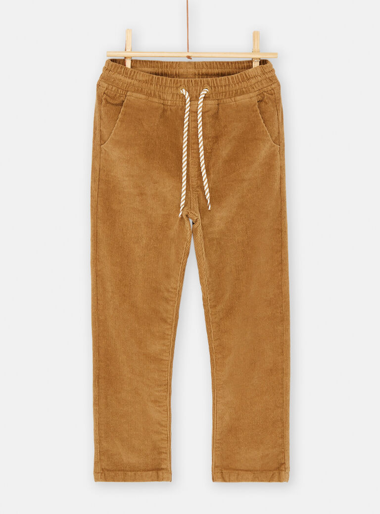 Pantalon noix uni pour garçon