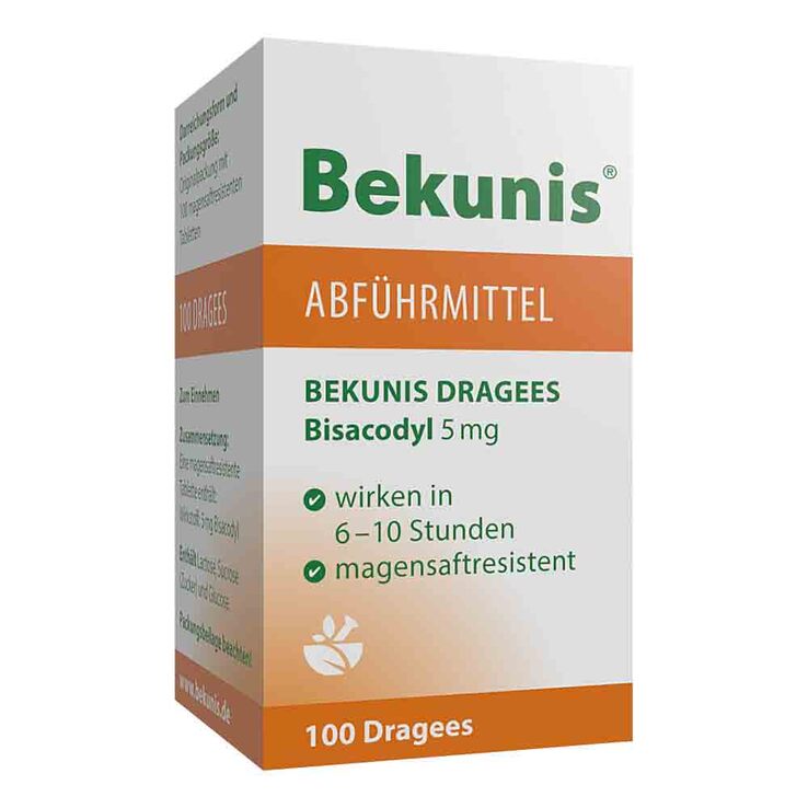 Bekunis Dragees Bisacodyl 5 mg , 100 St