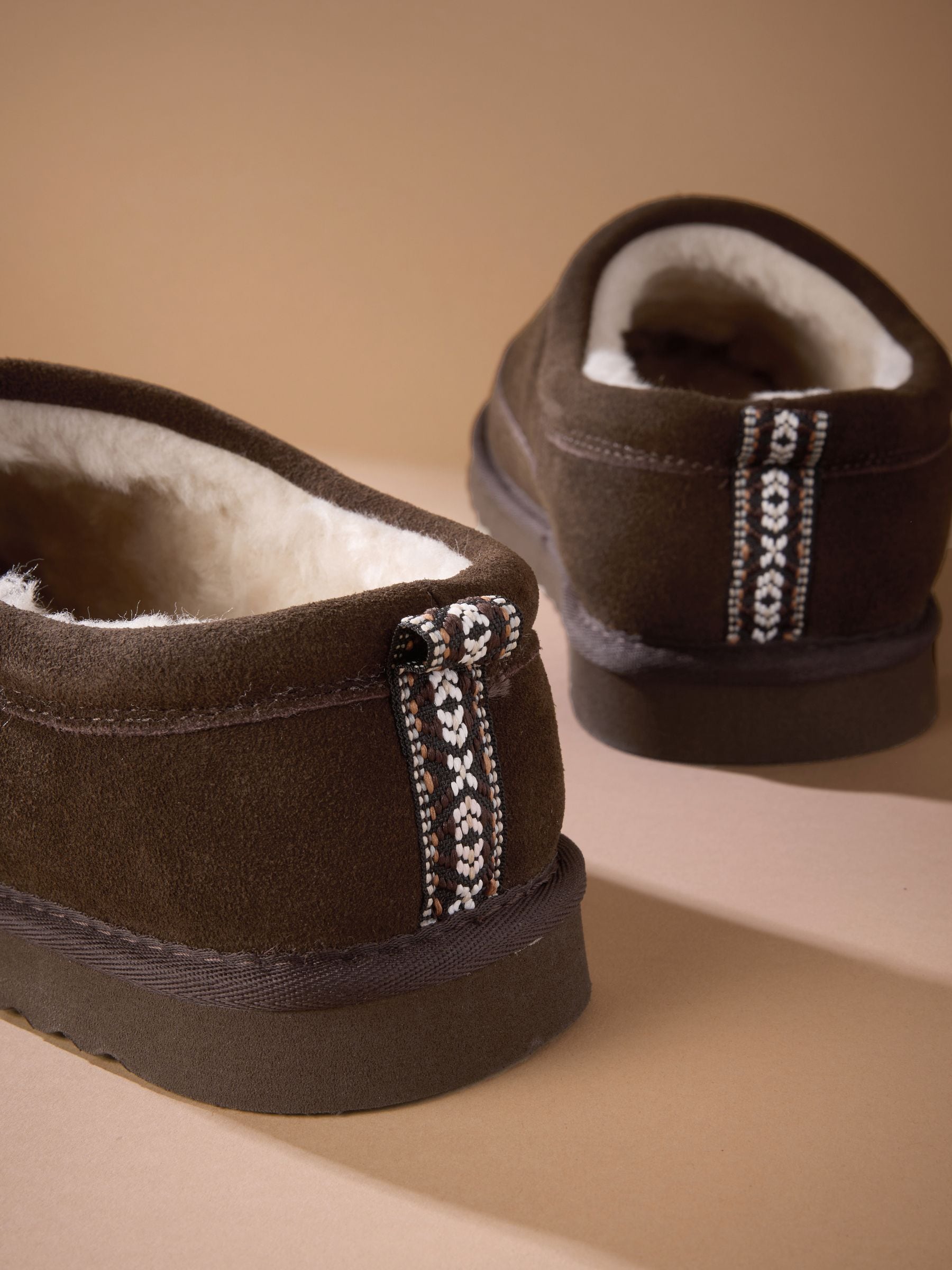 Bruin - Signature Suede Faux Fur Lined Slippers
