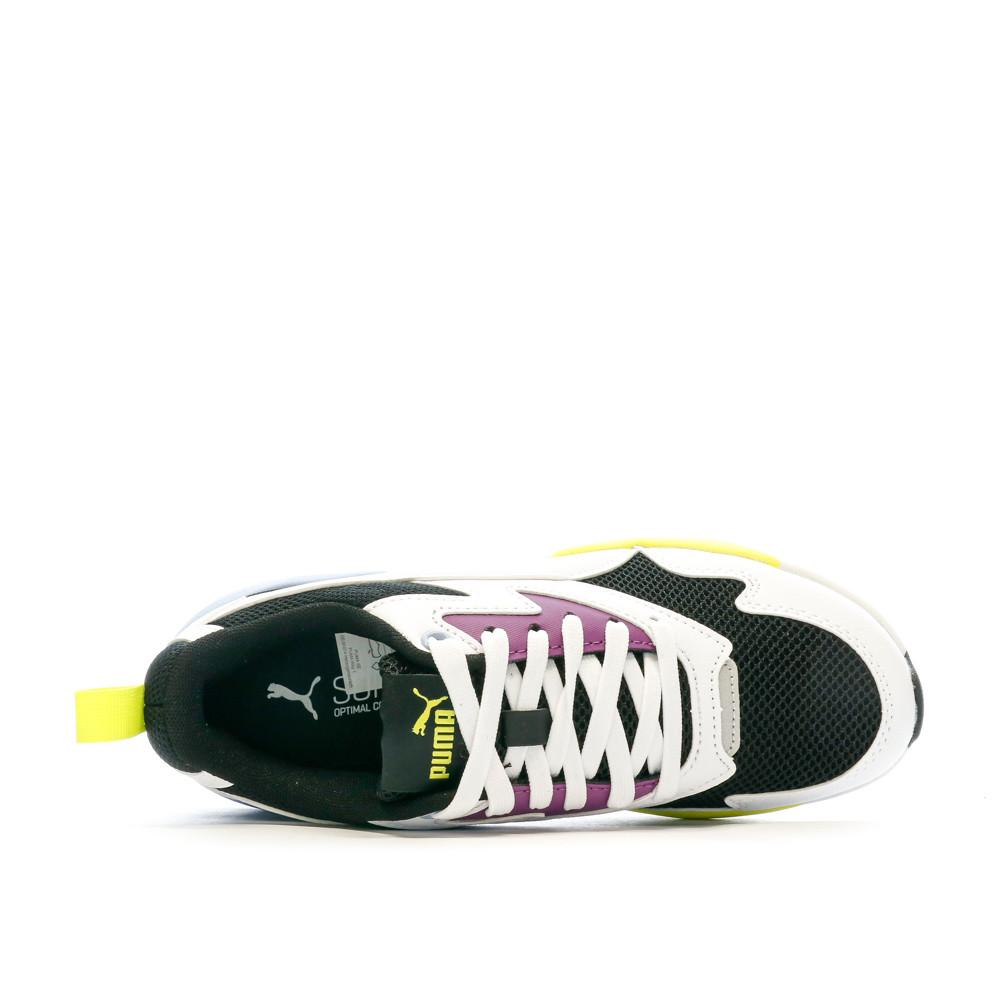 Puma Baskets Blanches/Jaune/Noir Homme Puma X-Ray Lite