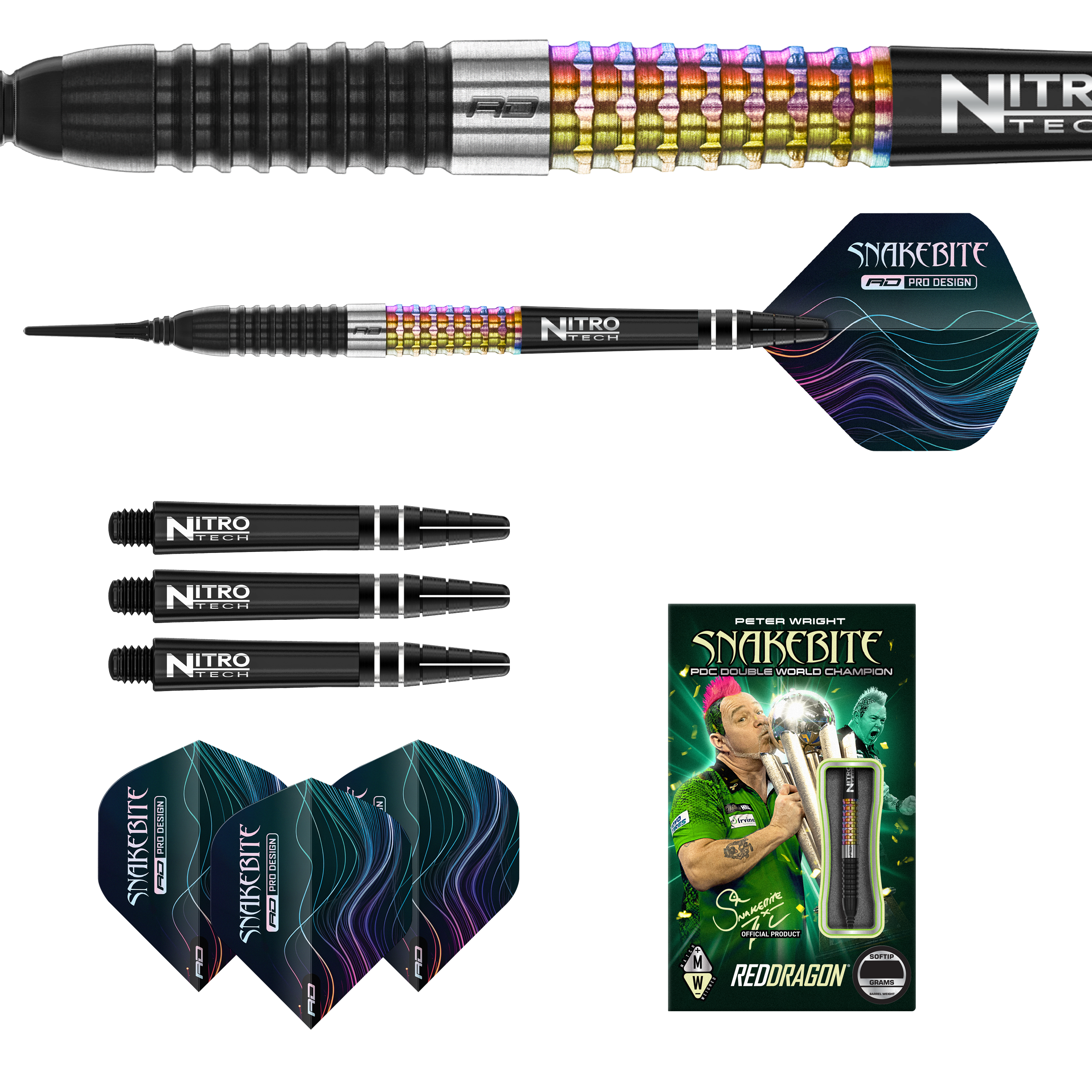 Red Dragon - Peter Wright Corra - Softdart