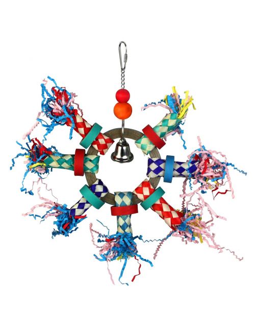 Keddoc Vogelspeelgoed Endurance - Vogelspeelgoed - 33x25x5 cm Multi-Color