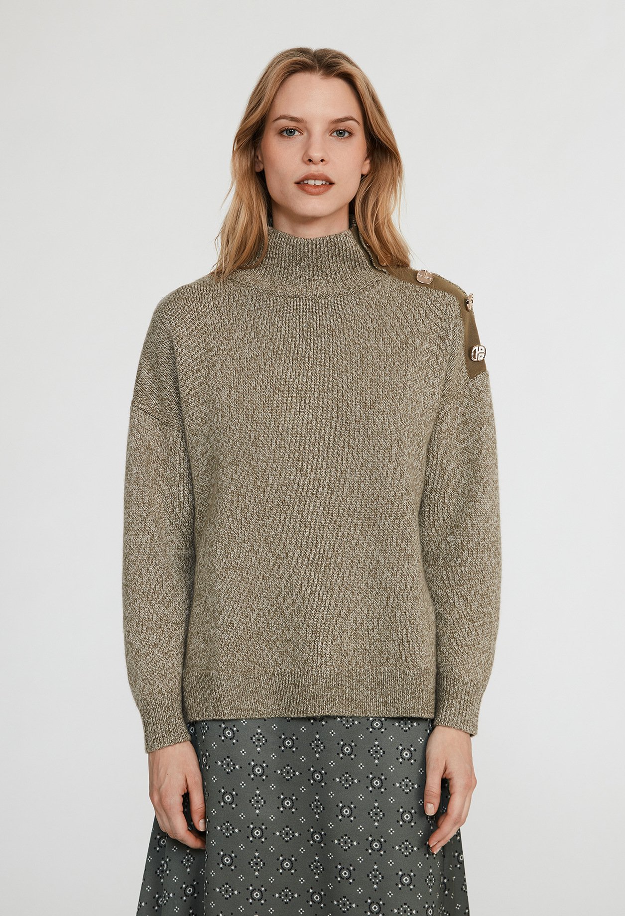 Pull oversize laine
