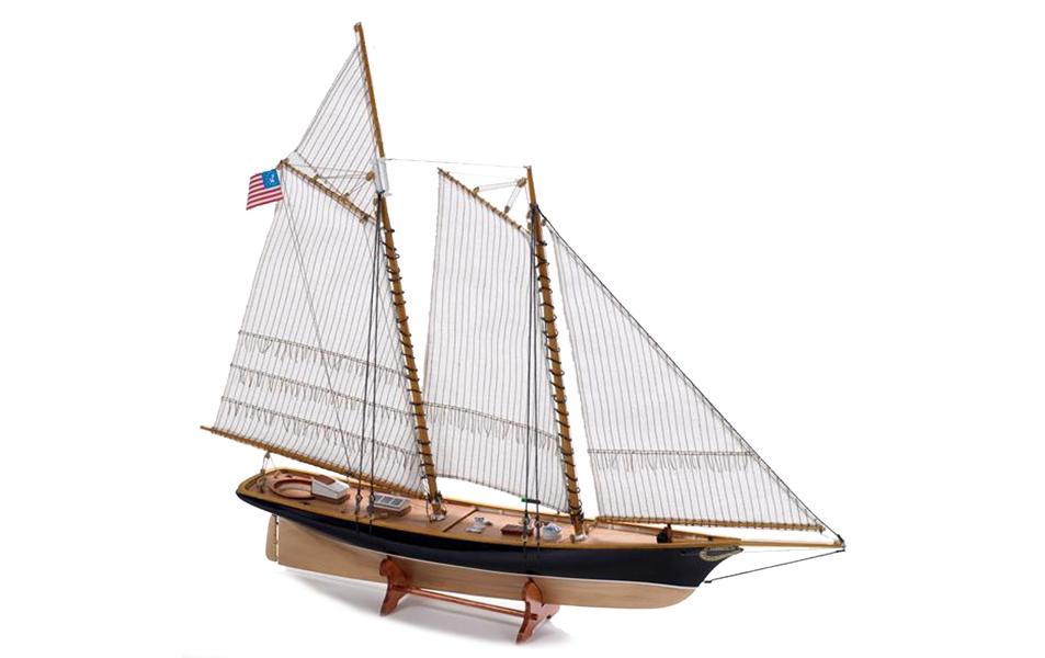 Bausatz Segelschiff America, 560 mm 1:72<br>Segelschiff Modellbausatz