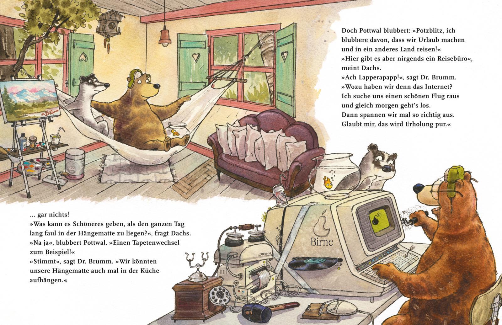 Dr. Brumm auf Hula Hula