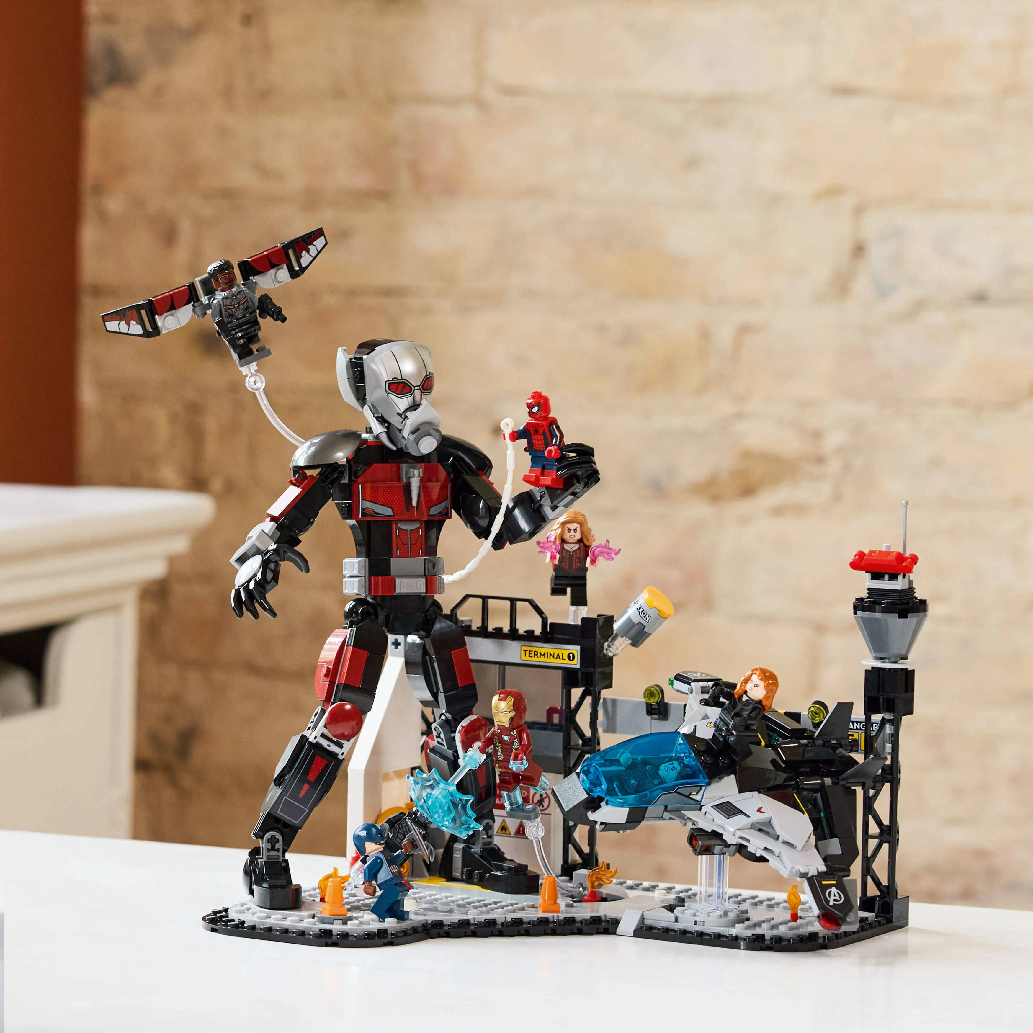 LEGO Marvel Captain America: Civil War actiescène 76314