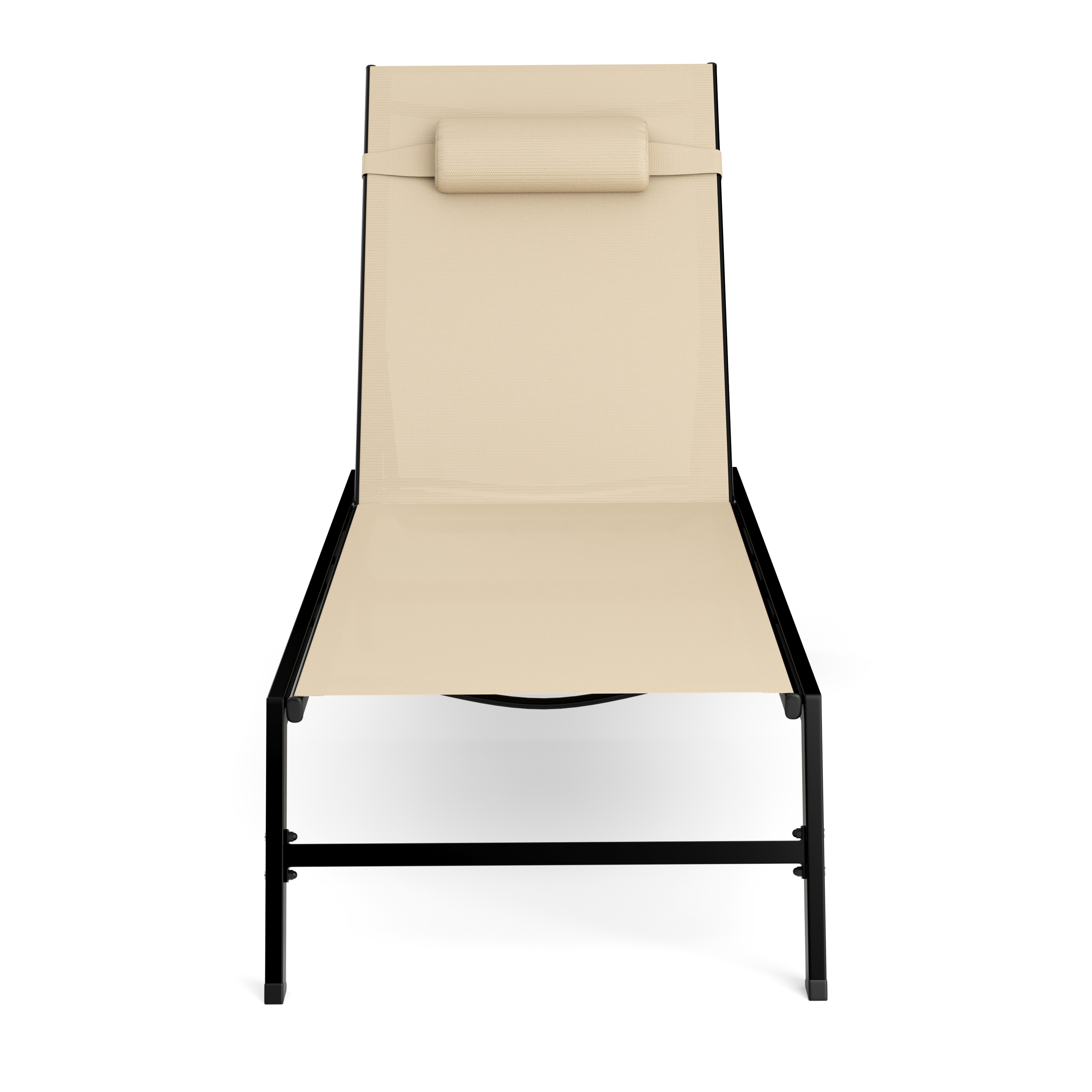 Liegestuhl ADDISON beige